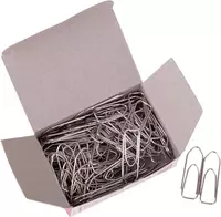   Упаковка канцелярских скрепок Deli Essential  28 мм  100 шт  никелир.  карт. уп. (Арт.- 39719)