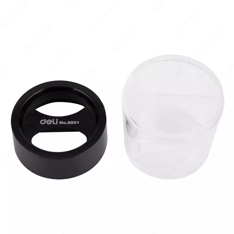   Магнитная пластиковая скрепочница Deli Essential  d 58 х 75 мм  карт. уп. (Арт. - 9881) Ассортимент