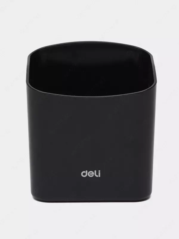 Пластиковый стакан для маркеров (белой доски) Deli Clasic  77 х 57 х 88 мм  карт. уп. (Арт. - 330-EV-bk) Черный