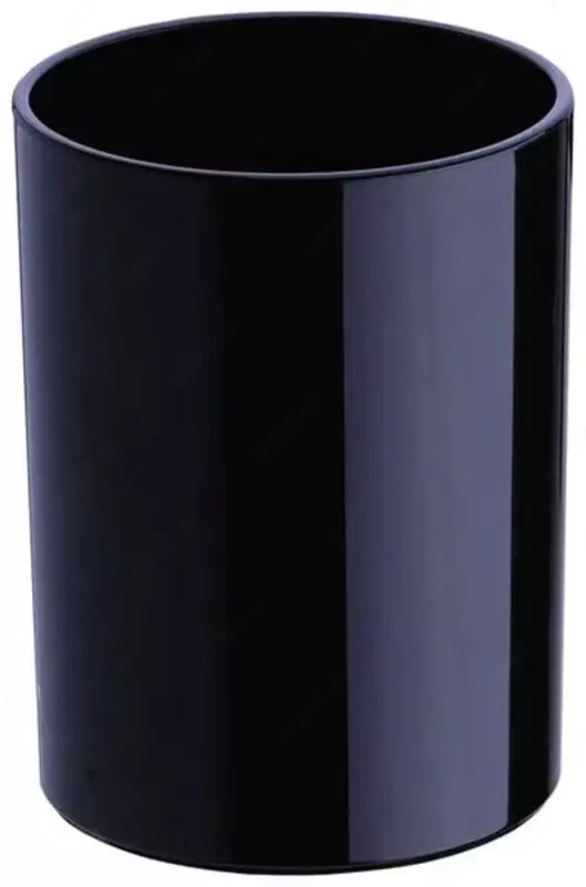 Круглый стакан для ручек Deli 1 секц.  пластик  80 x 80 x 105 мм  карт. уп. (Арт. - 907) Ассортимент