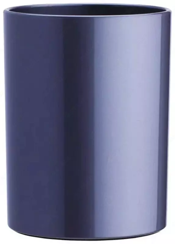  Круглый стакан для ручек Deli 1 секц.  пластик  80 x 80 x 105 мм  карт. уп. (Арт. - 907) Ассортимент - 