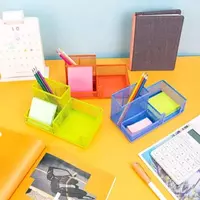  Подставка - органайзер для письменных принадлежностей Deli 3 секции  металл. сетка  80 x 80 x 90 мм  карт. уп (Арт. - 9154) Цв. ассорти Только в розницу