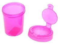   Пластиковый стакан-непроливайка с крышкой Стамм Премиум Creative  1 отд  280 мл  уп. ПЭ (Арт. - СН358) Цв. ассорти