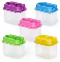 Qopqoqli Stamm Premium Primavera  2 ta bolimli  2 x 175 ml  oramli plastik holtiriladigan stakan. PE (Art. - CH458) Rang. turli xil