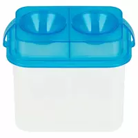   Qopqoqli Stamm Premium Primavera  2 ta bolimli  2 x 175 ml  oramli plastik holtiriladigan stakan. PE (Art. - CH458) Rang. turli xil