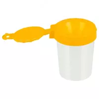  Пластиковый стакан-непроливайка с крышкой Стамм Премиум  1 отд  280 мл  уп. ПЭ (Арт. - СН358) Цв. ассорти - 