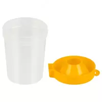   Пластиковый стакан-непроливайка с крышкой Стамм Премиум  1 отд  280 мл  уп. ПЭ (Арт. - СН358) Цв. ассорти