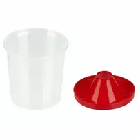   Пластиковый стакан-непроливайка Стамм 1 отд  210 мл  уп. ПЭ (Арт. - СН41) Цв. ассорти