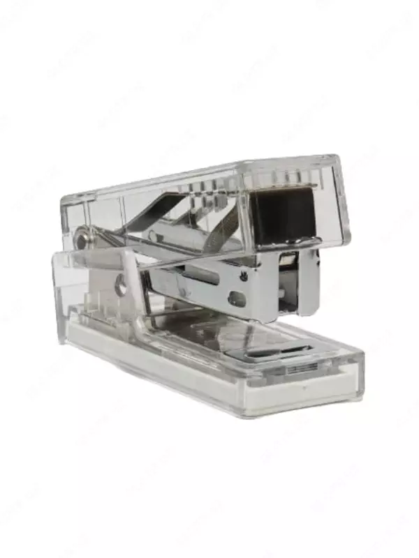  Канцелярский мини-степлер Deli Nusign 083F  № 24/6  12 листов  ПВХ. уп. (Арт.- 083-F-NS-cl) Прозрачный - 