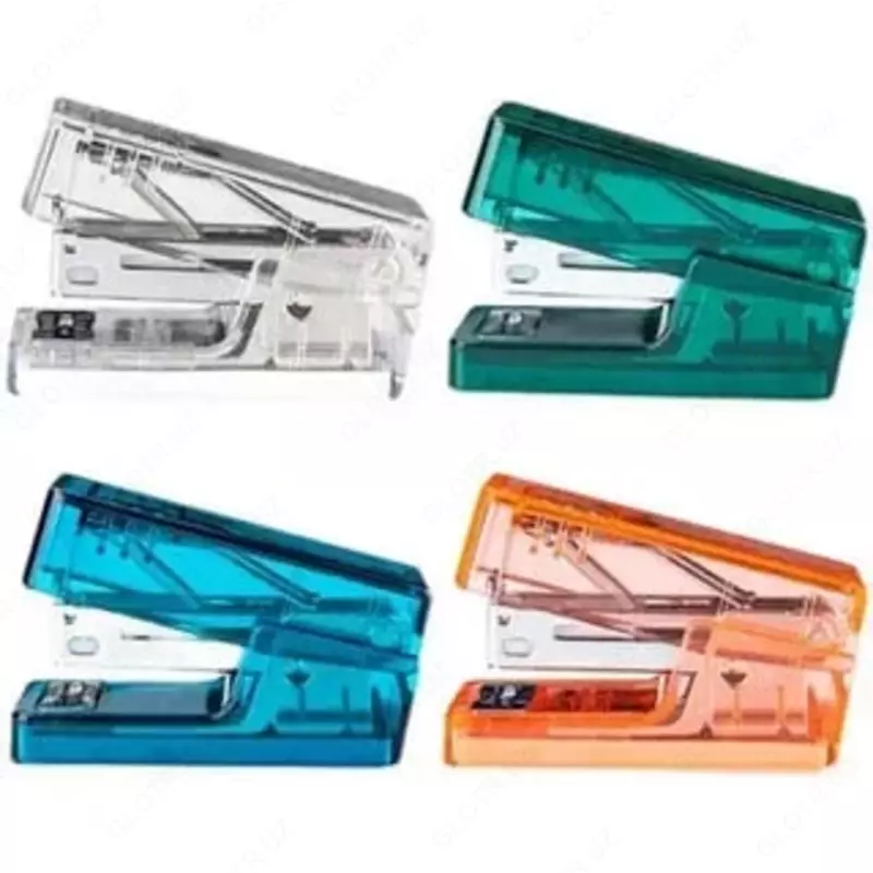  Канцелярский мини-степлер Deli Nusign 083F  № 24/6  12 листов  ПВХ. уп. (Арт.- 083-F-NS-cl) Прозрачный Только в розницу