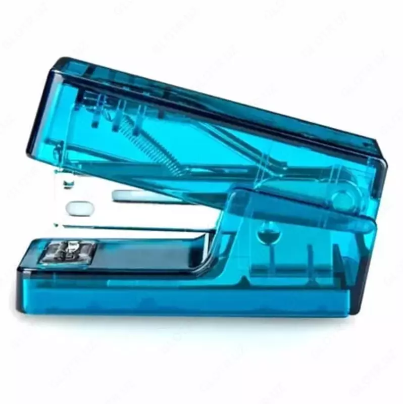 Kantselyariya buyumlari uchun mini-shtapel Deli Nusign 083F  № 24/6  12 varaq  PVX. paket (Art.-083-F-NS-bl) Shaffof/kok