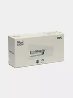  Канцелярский степлер Deli Nusign 084  № 24/6  20 листов  карт. уп. (Арт.- 084-NS-wt) Белый Только в розницу