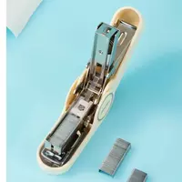  Канцелярский мини-степлер Deli PowerSave TA502  № 24/6  20 листов  ПВХ. уп. (Арт.- 502-TA-wt) Белый - 