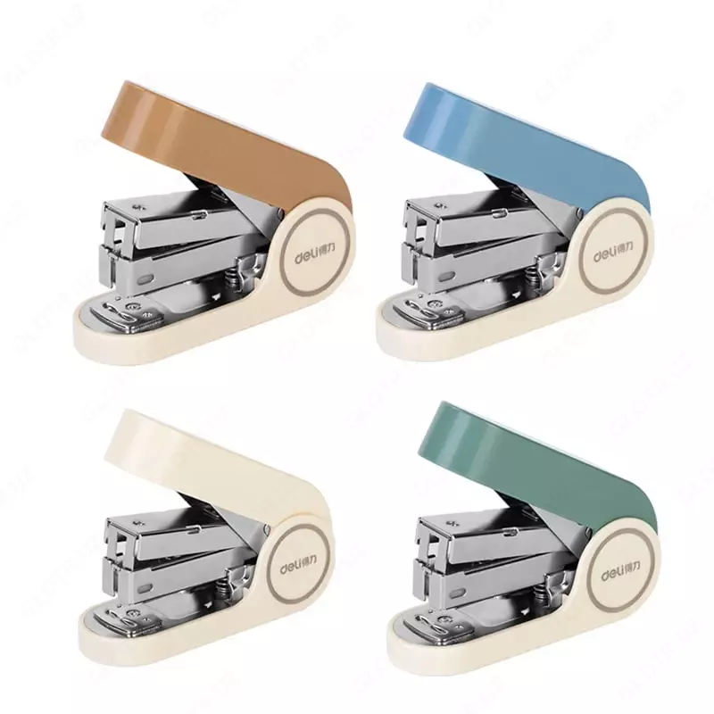  Kantselyariya buyumlari mini-stapler Deli PowerSave TA502  № 24/6  20 varaq  PVX. paket (m.-502-TA-gn) Yashil - 