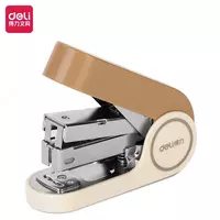 Канцелярский мини-степлер Deli PowerSave TA502  № 24/6  20 листов  ПВХ. уп. (Арт.- 502-TA-br) Коричневый