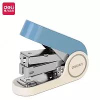 Канцелярский мини-степлер Deli PowerSave TA502  № 24/6  20 листов  ПВХ. уп. (Арт.- 502-TA-bl) Синий