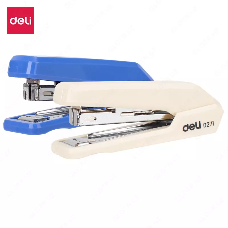 Kantselyariya stapler Deli PRO  № 10  15 varaq  kartochkalar. paket (m. - 0271) Assortiment