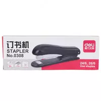  Канцелярский степлер Deli Essential  № 24/6  20 листов  карт. уп. (Арт.- 0308) Ассортимент