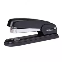 Канцелярский степлер Deli PRO  № 24/6  25 листов  карт. уп. (Арт.- 0324) Черный