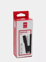  Канцелярский степлер Deli Essential  № 24/6  25 листов  карт. уп. (Арт.- 0423) Черный Только в розницу