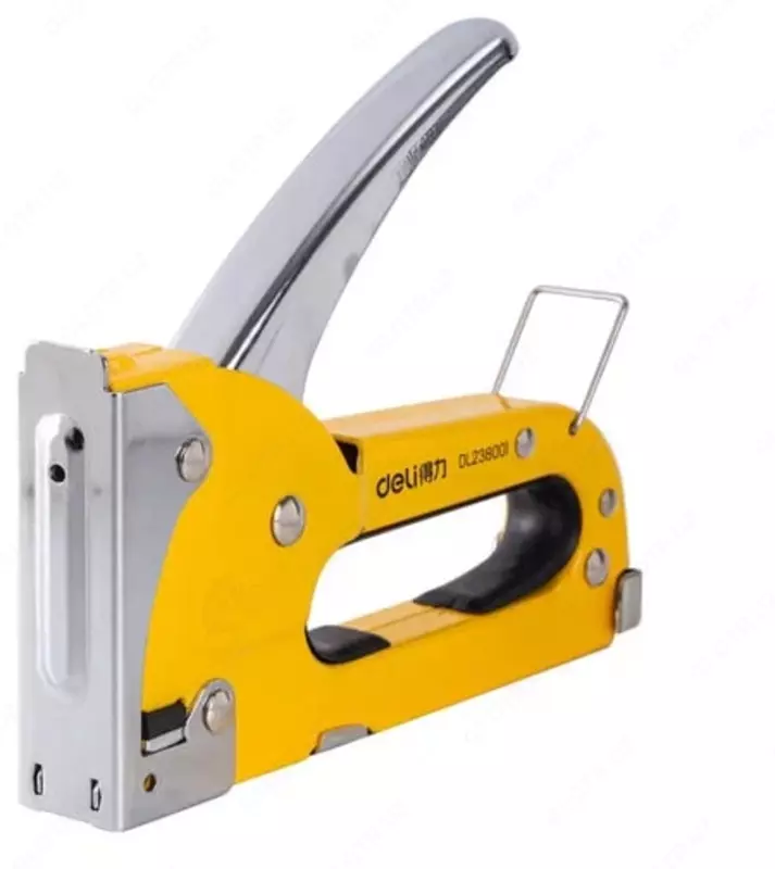 Deli EDL238001 shtapelli qurilish shtapel  № 53/A  oram. blister (Art.-EDL238001) Sariq/kumush