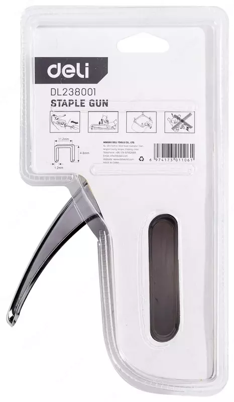   Deli EDL238001 shtapelli qurilish shtapel  № 53/A  oram. blister (Art.-EDL238001) Sariq/kumush