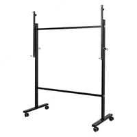  Mobil stend - Deli flipchart taxtasi uchun stend 1200 x 560 x 1570 mm (Art. - 7830) Qora - 