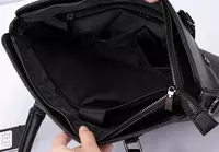   Портативная сумка-портфель Deli  2 ручки  2 отд.  380 х 284 х 58 мм  заст. молния (Арт. - 63757) Черная