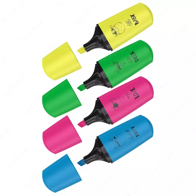 Маркер - текстовыделитель Berlingo Textline HL100  мини  1-5 мм  скошен. наконечн. (Арт. - T1099) Цв. ассорти