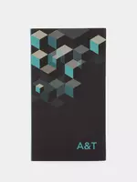 Записная книжка (линия) Феникс+ Геометрия  85 х 155 мм  48 л.  алфавитн. вырубка (Арт. - 45976)