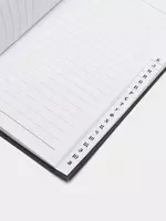   Записная книжка (линия) Феникс+ Геометрия  85 х 155 мм  48 л.  алфавитн. вырубка (Арт. - 45976)