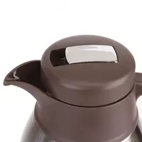  Deli vakuum termoslari zanglamaydigan. Polat  1 9 l.  Yuqoriga. Kart. (Sanat. - 8967) kumush / jigarrang - 