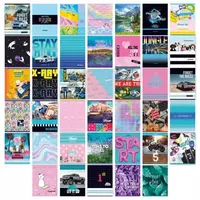 Школьная тетрадь (клетка) BG Super Mix-40 (эконом)  48 л  60 г/м2  А5 (Арт. - Т5ск48_8493) Цв. ассорти