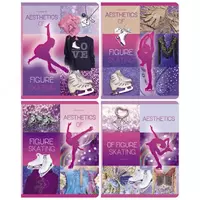 Maktab daftarchasi (katakli) BG Eng yuqori ball  48 l  60 g/m2  A5 (Art. - T5sk48_bl_10164) Rang. turli xil