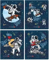 Школьная тетрадь (клетка) BG Космонавт (эконом)  48 л  60 г/м2  А5 (Арт. - Т5ск48_10395) Цв. ассорти