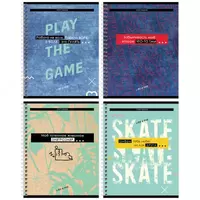 Школьная тетрадь (клетка) BG Like a pro  48 л  60 г/м2  А5  на гребне (Арт. - Т5гр48_вл_10390) Цв. ассорти