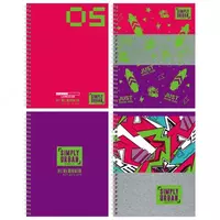 Школьная тетрадь (клетка) BG Simply urban  48 л  65 г/м2  А5  на гребне (Арт. - Т5гр48_11052) Цв. ассорти