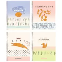 Школьная тетрадь (клетка) BG Выделяйся  48 л  60 г/м2  А5  на гребне (Арт. - Т5гр48_10043) Цв. ассорти