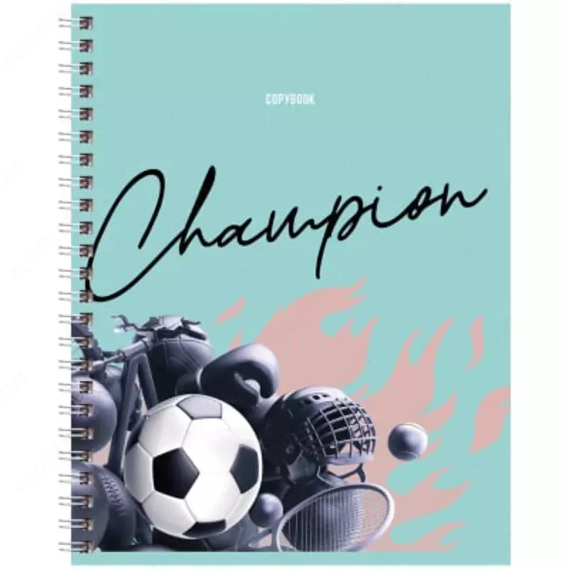   Школьная тетрадь (клетка) BG Пошла жара  48 л  60 г/м2  А5  на гребне (Арт. - Т5гр48_11048) Цв. ассорти