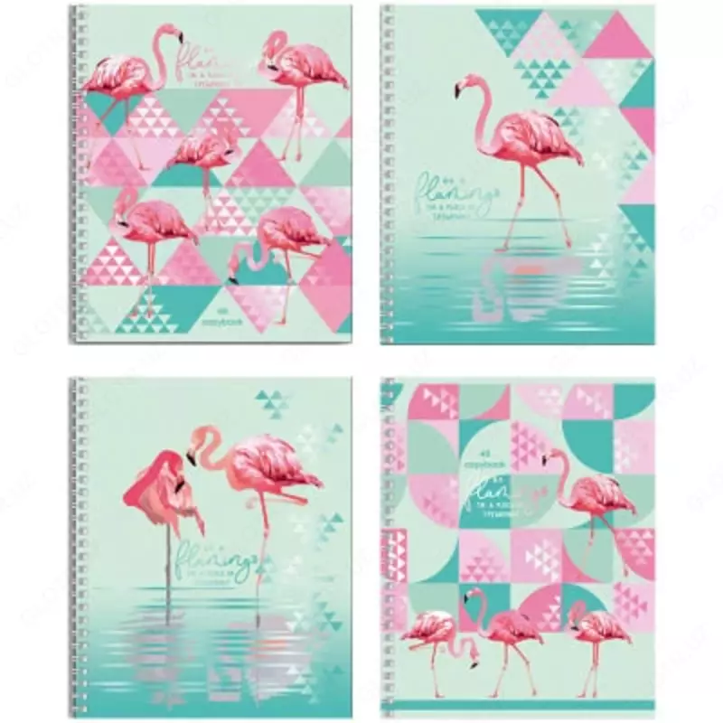 Школьная тетрадь (клетка) BG Розовое чудо  48 л  60 г/м2  А5  на гребне (Арт. - Т5гр48_тгф_8445) Цв. ассорти