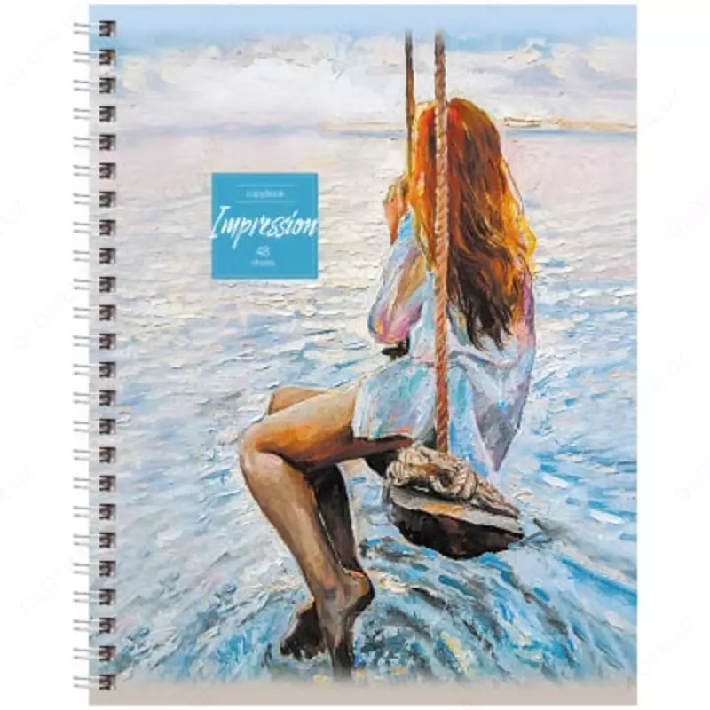   Школьная тетрадь (клетка) BG Романтика  48 л  60 г/м2  А5  на гребне (Арт. - Т5гр48_вл_11051) Цв. ассорти