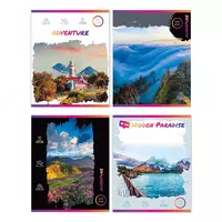 Школьная тетрадь (линия) BG Life adventure (эконом)  48 л  60 г/м2  А5 (Арт. - Т5ск48_8644) Цв. ассорти
