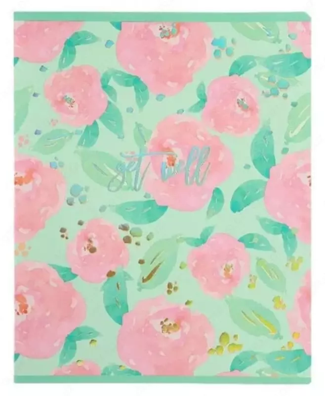   Школьная тетрадь (линия) BG Mint Gold  48 л  65 г/м2  А5 (Арт. - Т5ск48_тгф_8438) Цв. ассорти