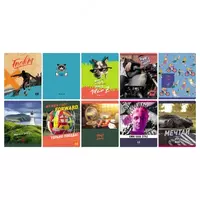 Школьная тетрадь (линия) BG Mix-10. Мальчики (эконом)  48 л  60 г/м2  А5 (Арт. - Т5ск48_10409) Цв. ассорти