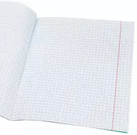  Школьная тетрадь (клетка 5 х 5 мм)  12 л  60 г/м2  А5 (Арт. - 777) Зеленая - 