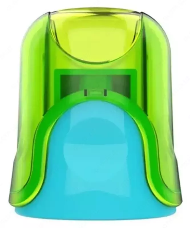  Plastik qalam otkirlagich (idish) Deli U-touch  1 teshik  d 8 mm  oram. quti (Art. - 01000-ER) Pol. turli xil - 