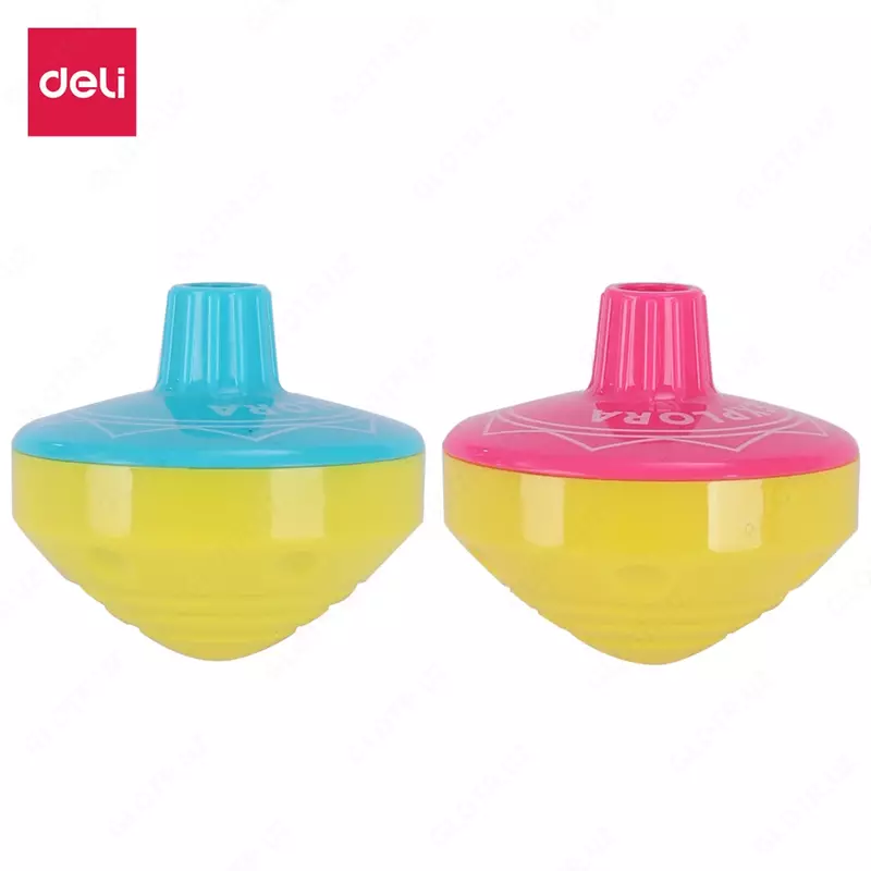 Пластиковая точилка для карандашей (контейнер) Deli Explora  1 отв  d 8 мм  уп. блистер (Арт. - 01301-ER) Цв. ассорти