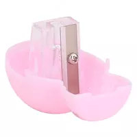   Plastik qalam otkirlagich (idish) Deli Puppy!  1 teshik  d 8 mm  oram. blister (modda - 0550) Col. turli xil