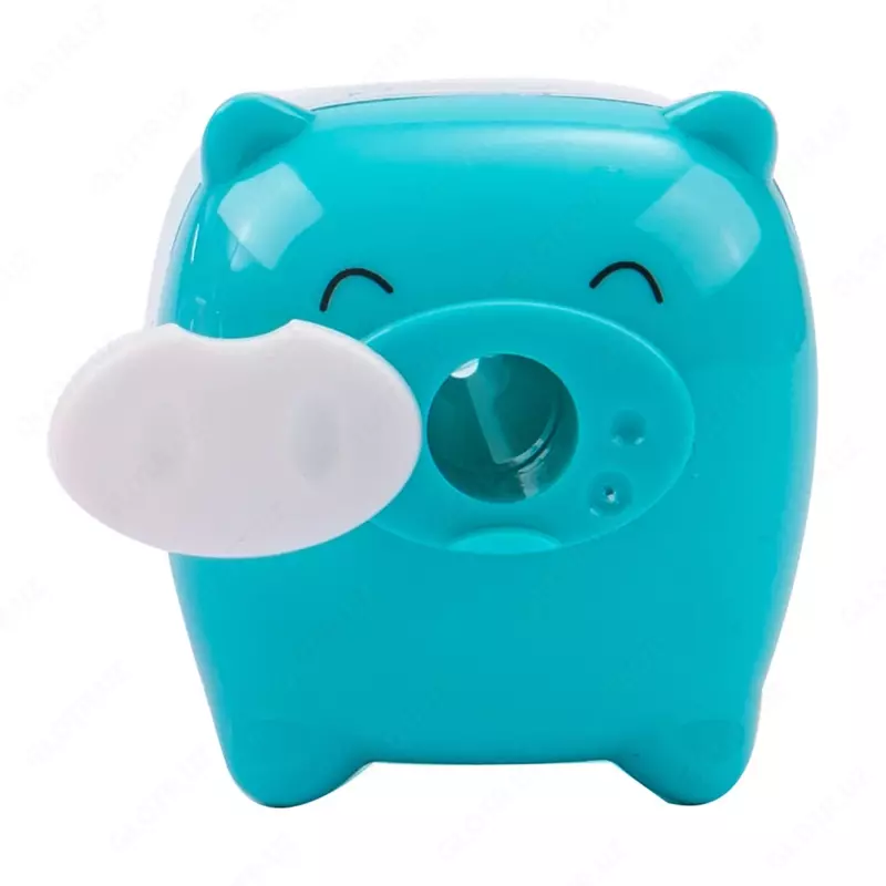  Plastik qalam otkirlagich (idish) Deli Piggy  1 teshik  d 8 mm  oram. displey (m. - 0557) Kol. turli xil Chakana savdo