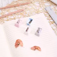  Plastik qalam otkir Deli Pastel  1 teshik  d 8 mm  paket. plast. kolba (Art. - 0594) Pastel. turli xil - 